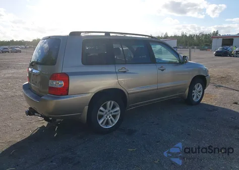 2006 Toyota Highlander Hybrid V6 из США, поврежденный, VIN JTEDW21A460007721